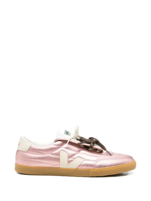 Magliano x Veja logo-patch sneakers Pink MG0221675B