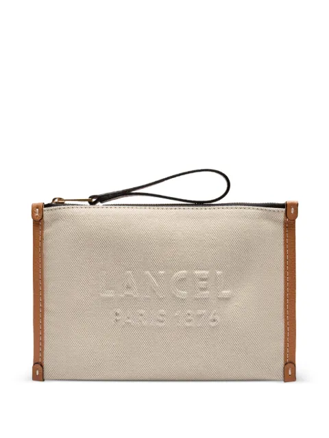 Lancel small Jour zip clutch bag Neutrals A14029Y5TU