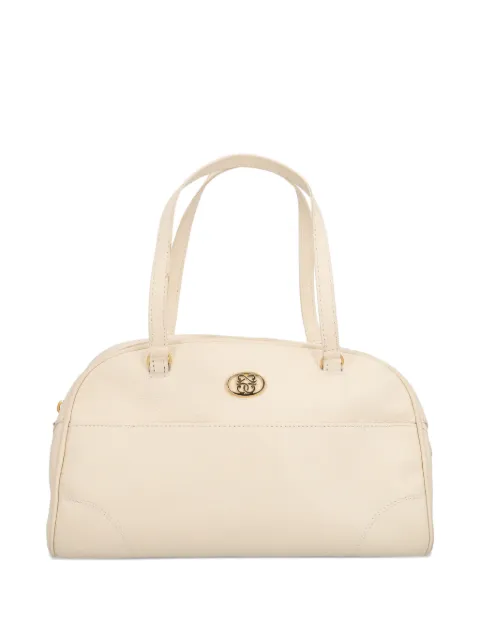 Pirovano Vintage leather tote bag White W202609032