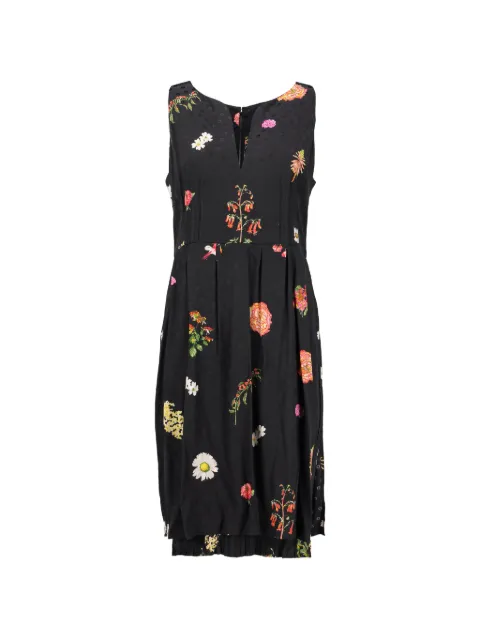 Andrè Laug Vintage V-neck dress Black WCV15112414