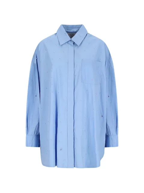 Giuseppe Di Morabito embellished chest-pocket shirt Blue 06PSED913R16406