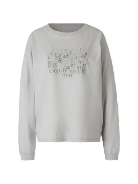 Maison Margiela long-sleeve graphic T-shirt Grey S51GC0545M20164