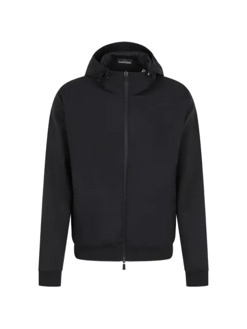 Herno hooded zip jacket Black JC000079U5603156031