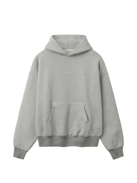 FEAR OF GOD ESSENTIALS logo-patch mélange-effect hoodie Grey 192SP262053F