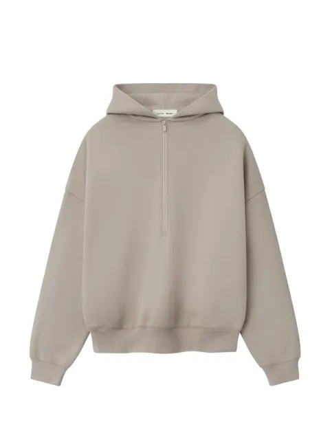 FEAR OF GOD ESSENTIALS half zip lounge hoodie Neutrals 192SP266912F