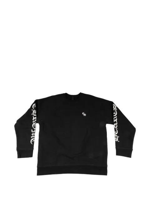 Chrome Hearts embroidered logo-print sweatshirt Black CHRM0935
