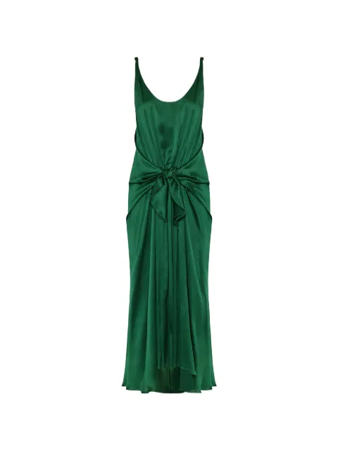 JW Anderson scoop-neck midi dress Green DR0503PG1897