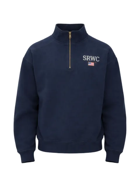 Sporty & Rich half-zip sweatshirt Blue ST09363177BL106