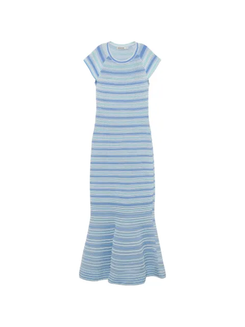 SIMKHAI striped midi dress Blue 2261230K