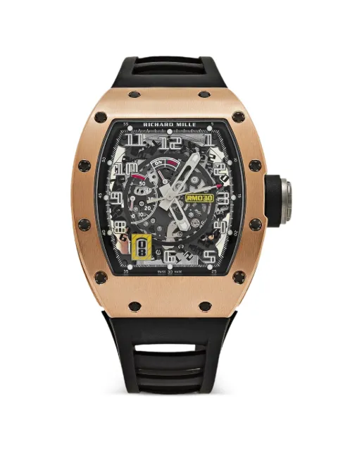 Richard Mille RM 030 Rose Gold 43mm watch Black RM030