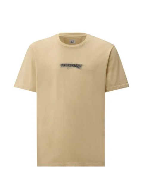 C.P. Company 24/1 jersey short-sleeve logo T-shirt Neutrals 20CMTS292A005431G114