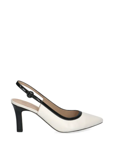 PETER KAISER point-toe slingback pumps White 79640