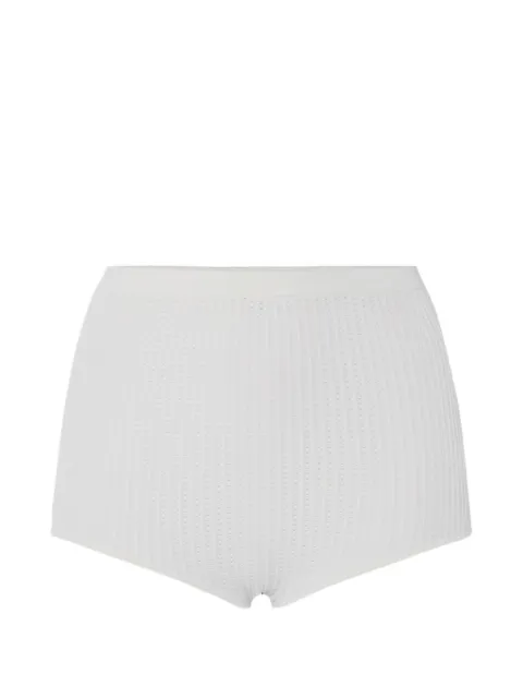 Elisabetta Franchi knit shorts White KS09B63E2
