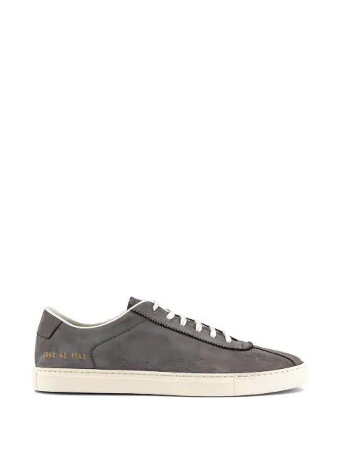 Common Projects top-stitching suede sneakers Grey 2542