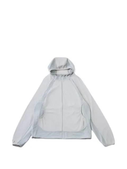 Hiking Patrol Orbit mesh-panel hooded jacket Grey SS26009