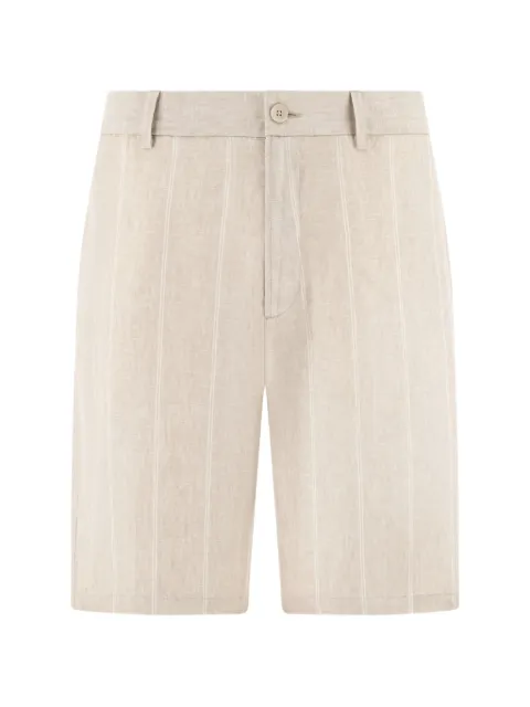 Boggi Milano striped bermuda shorts Neutrals BO26P077402