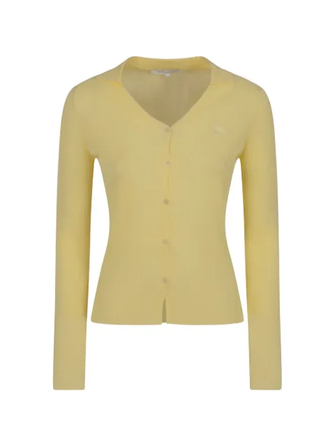 Maison Kitsuné buttoned cardigan Yellow QW00501KT1195
