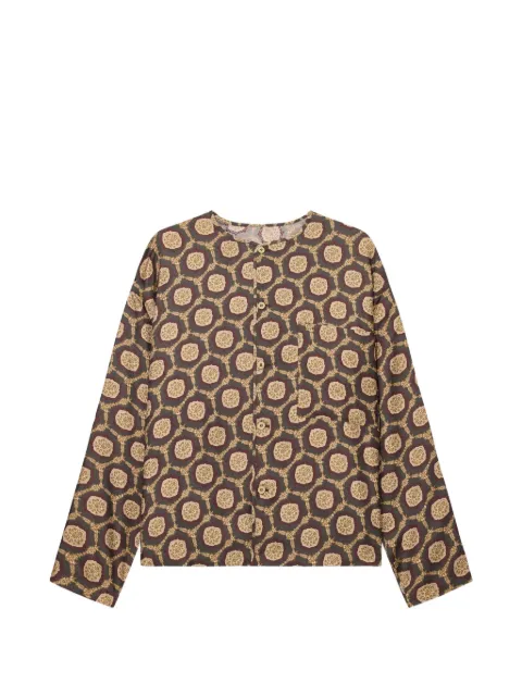 Emporio Armani patterned cardigan Brown EM006093AF26599