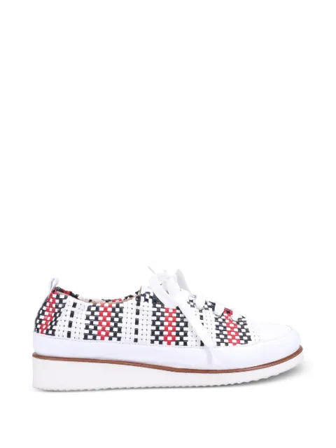 Ron White Nova woven lace-up sneakers White NOVAWOVEN