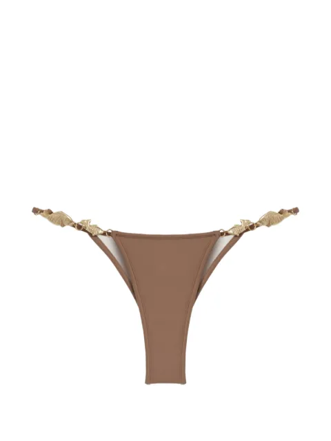 Reina Olga fish-charm bikini bottom Brown SPLASHBIKINIBOTTOM