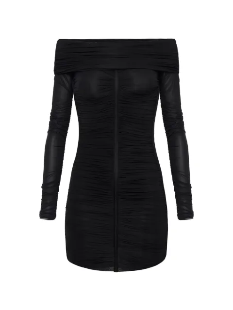 Elisabetta Franchi mini dress in jersey fabric Black AB97262E2