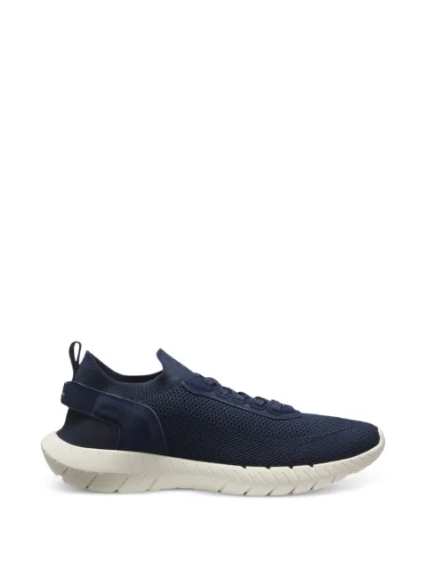 BOSS Boss-Motion sneakers with knitted uppers and leather trims Blue 50563857