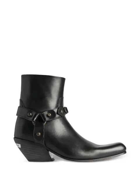 Balenciaga Memphis harness detail boots Black 854131WCDA9