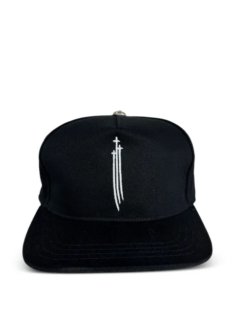 Chrome Hearts embroidered baseball hat Black CHRM0932