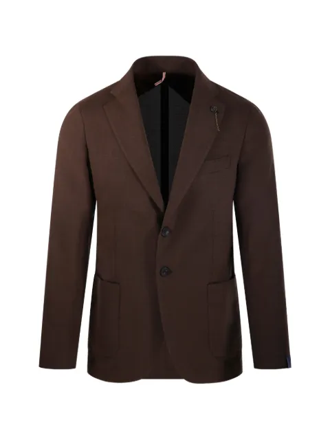 Santaniello buttoned blazer Brown E4166MG7597MFITBT29