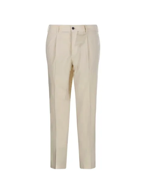 Santaniello pleated trousers Neutrals TCRE3296IRNOEVODP6