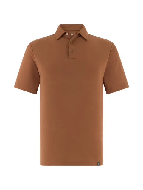 Boggi Milano buttoned polo shirt Brown BO26P034705