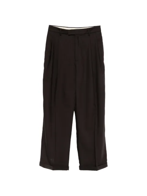 Barena Braghier pleated trousers Brown PAU56510521