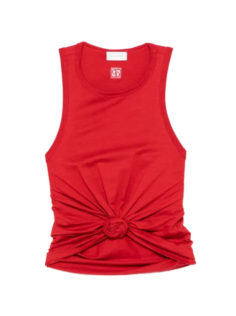 Magda Butrym rosette-detail cropped top Red 318726