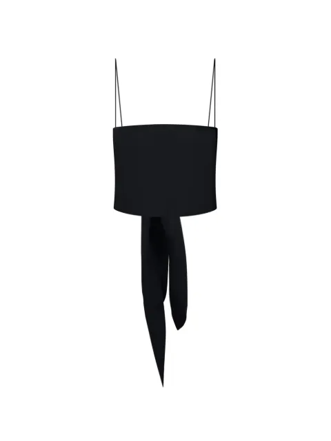 Forte Forte tie-detail sleeveless top Black 14816MYTOP