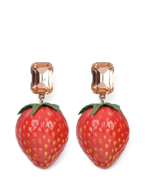 Jennifer Behr Fragola strawberry earrings Red 119RB10