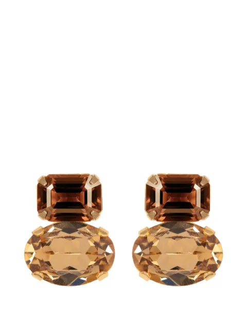 Jennifer Behr Maureen crystal-embellished earrings Gold 50RA144GOLDEN