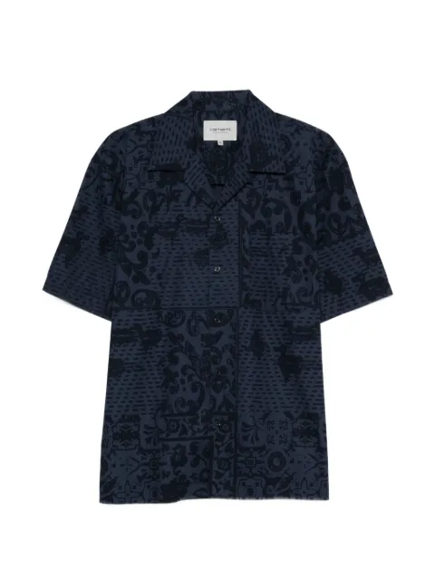 Carhartt WIP patterned shirt Blue I036213