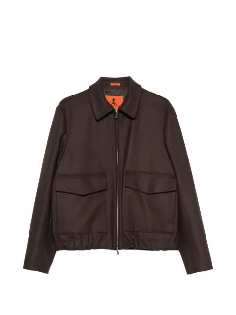Barena Magan flap-pocket bomber jacket Brown CSU56140444