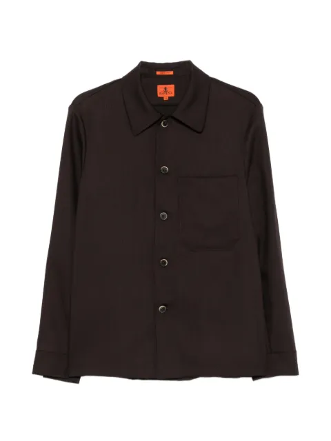 Barena Cedrone patch-pocket overshirt Brown OSU56220521
