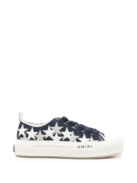 AMIRI star-patch platform sneakers Blue AM426SN006