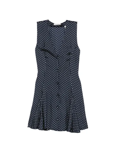 DÔEN Aubrey polka-dot mini dress Blue 13512416