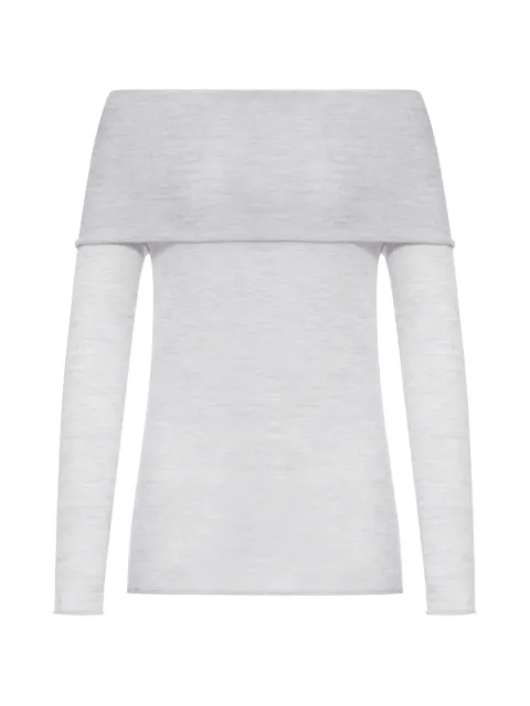 Roberto Collina off-shoulder sweater Grey 261FXA02082