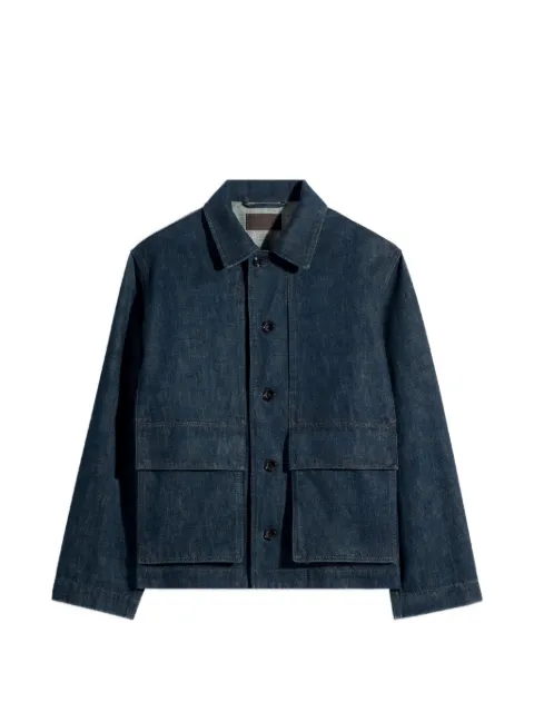 LEMAIRE buttoned-up denim jacket Blue OW1223LD1056