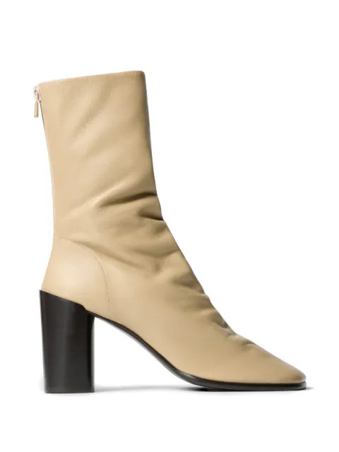 LEMAIRE Glove leather ankle boots Neutrals FO0216LL0154