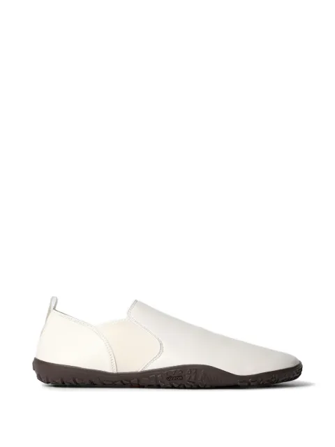 LEMAIRE slip-on leather sneakers White FO0250LL0023