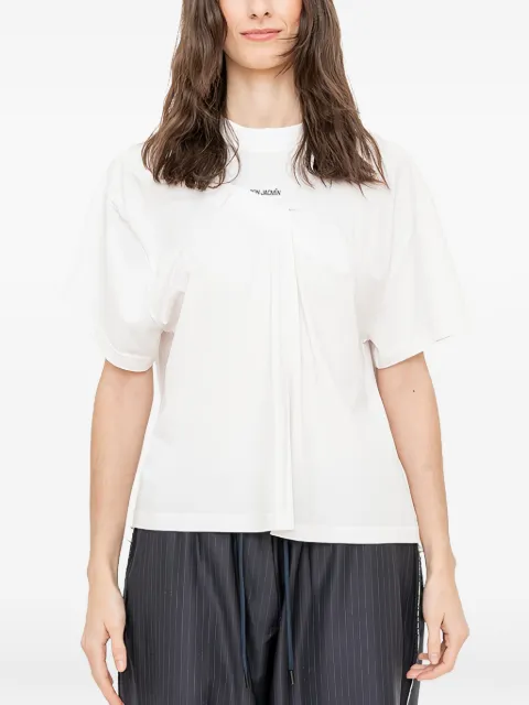 FAÇON JACMIN Temax logo-detail T-shirt White TEMAX