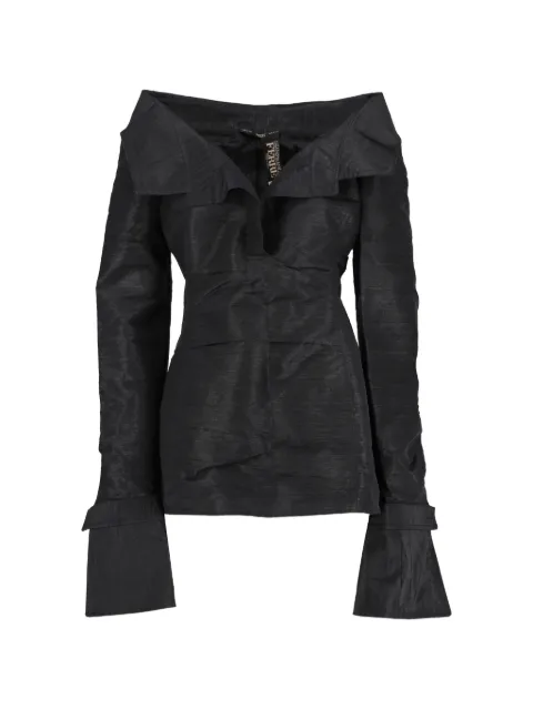 Gianfranco Ferré V-neck shirt Black MR20230209
