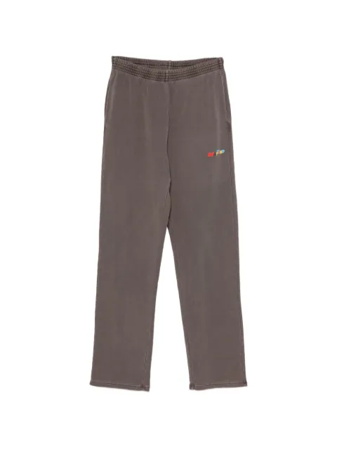 Martine Rose logo-print track pants Brown 687JS02700