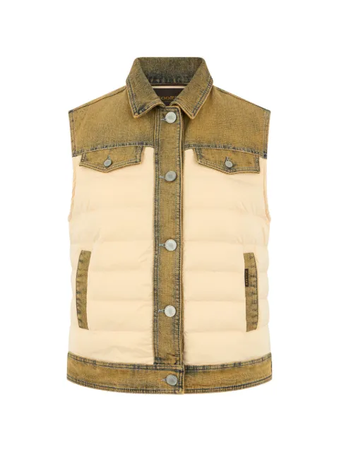 Moorer padded vest Neutrals PEPPER04O