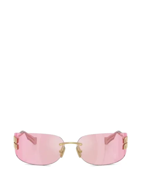 Miu Miu Eyewear logo sunglasses Pink MUA51S